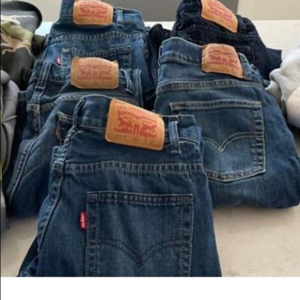 Boys Levi Jeans Lot (5 pairs )